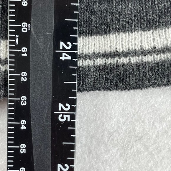 NWOT BARTOLINI Womens M Gray White Wool Cashmere Checkered Jacket Made in Italy - Picture 8 of 11